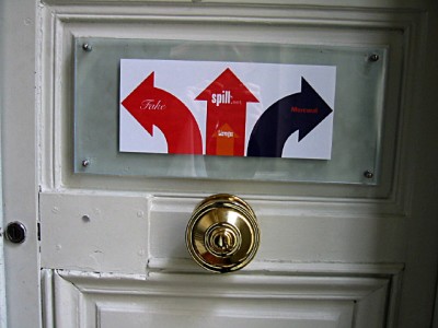 J'ouvre la porte