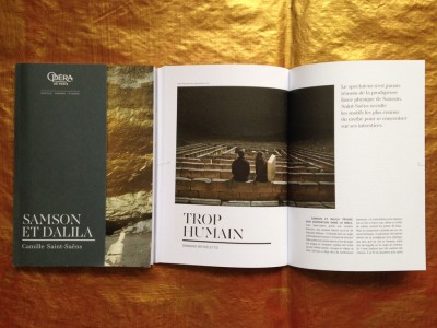 Opéra de Paris, Samson et Dalila, 2016, Programme, Once I loved