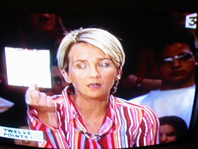 Je regarde une merde à la télévision