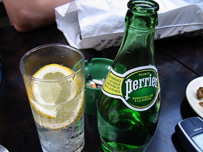 Je bois un perrier