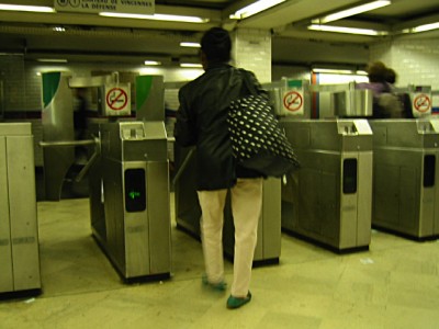 Je prends le métro