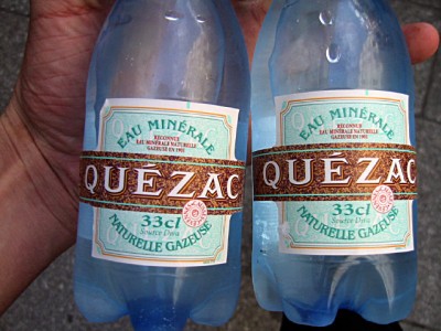 J'achète de l'eau