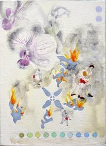 Boxeurs orchidées 1