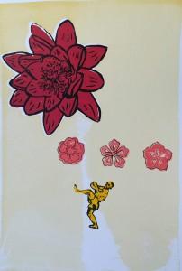 Fleurs lutteur jaune