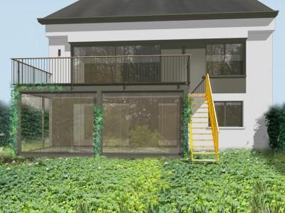 vue depuis le jardin