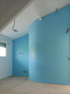 vue chantier, chambre enfant