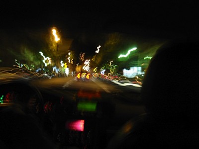 Nous prenons un taxi
