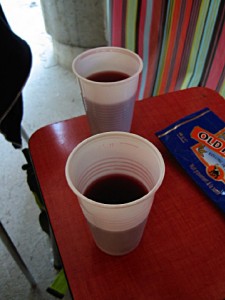 Je bois du vin