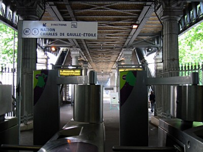 Je prends le métro à Nationale