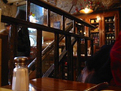 L'intérieur du restaurant