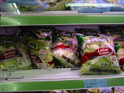 Nous achetons à manger