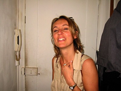 Catherine vient travailler un peu sur son site