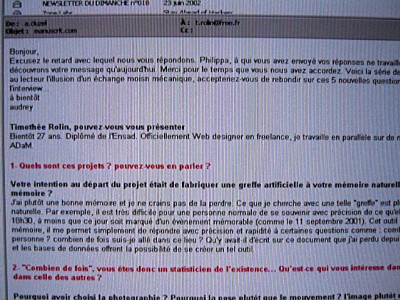Je réponds à une interview pour Manuscrit.com