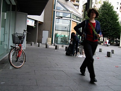Ils ne pourront pas réparer mon vélo aujourd'hui. Nous repartons