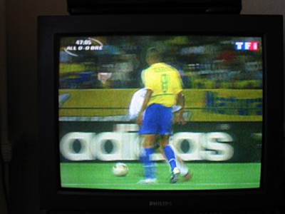 Dimanche. Je regarde la coupe du monde de football