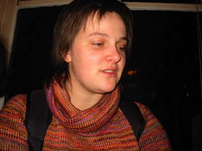 Aline, qui se charge de réaliser le prochain numéro de synesthésie et que Justine m'avait présentée à son anniversaire