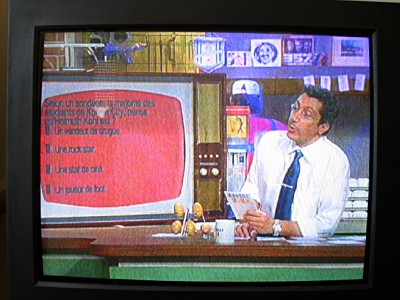 Je regarde une merde à la télévision