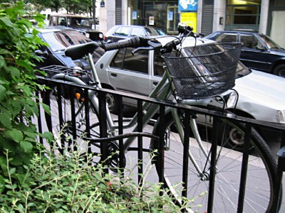 Je prends mon vélo