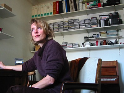 Catherine vient travailler sur son site