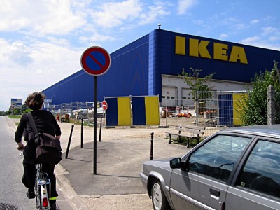 Nous arrivons à Ikéa