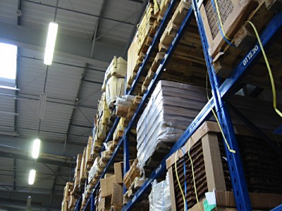 Nous allons dans le hangar récupérer nos achats