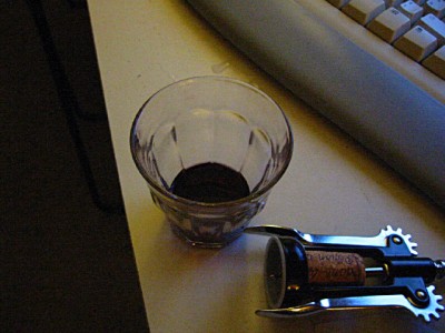 Je bois du vin