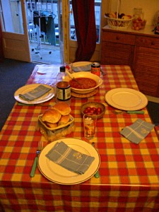 La table est mise