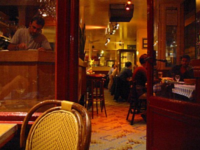 L'intérieur du restaurant