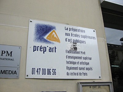 Je profite d'être dans ce quartier pour aller à Prép'Art