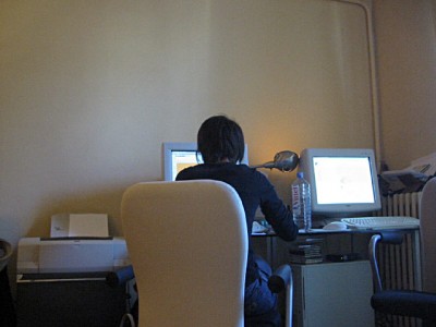 Réunion de travail chez Thibaut