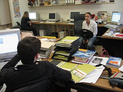 Philippe discute avec Valérie