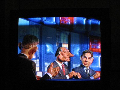 Je regarde la télévision