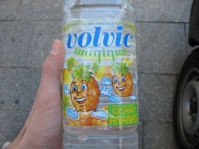 J'achète de l'eau