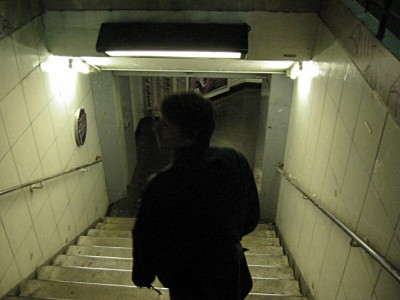 Nous prenons le métro