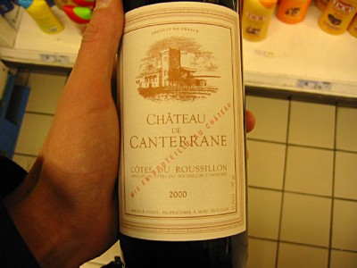 J'achète du vin