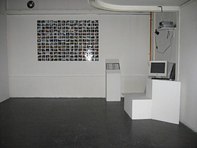 Je prends mon installation en photo