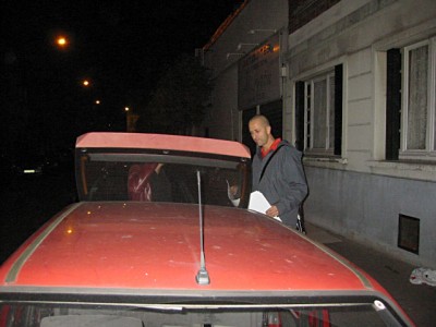 Nous prenons la voiture de Séverine