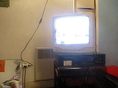 Je regarde la télévision