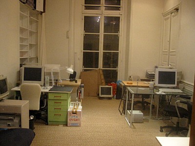 Nous sommes installés