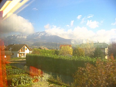 Nous approchons des Alpes
