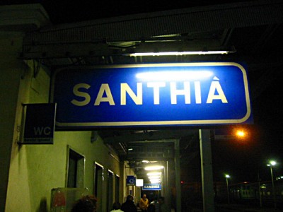 Nous descendons à Santhia pour la correspondance