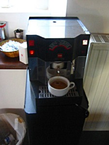 Je me prépare un café