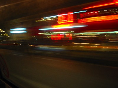 Je rentre en taxi