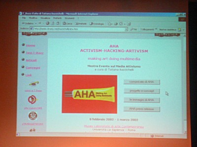 Des activistes