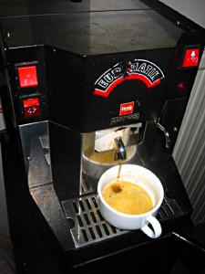 Je me prépare un café