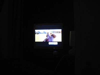 Nous regardons un DVD sur l'ordinateur