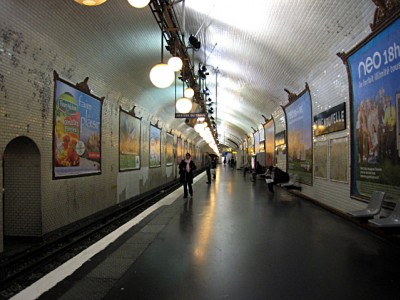 Je prends le métro à Bonne Nouvelle
