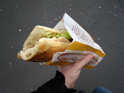 J'achète un sandwich