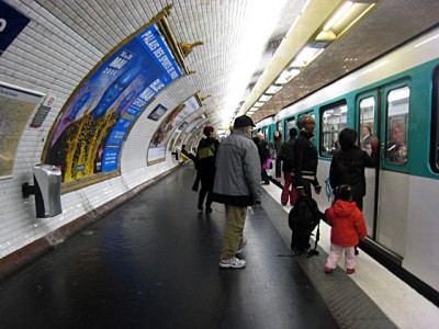 Je prends le métro