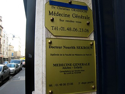 Je vais chez mon médecin généraliste